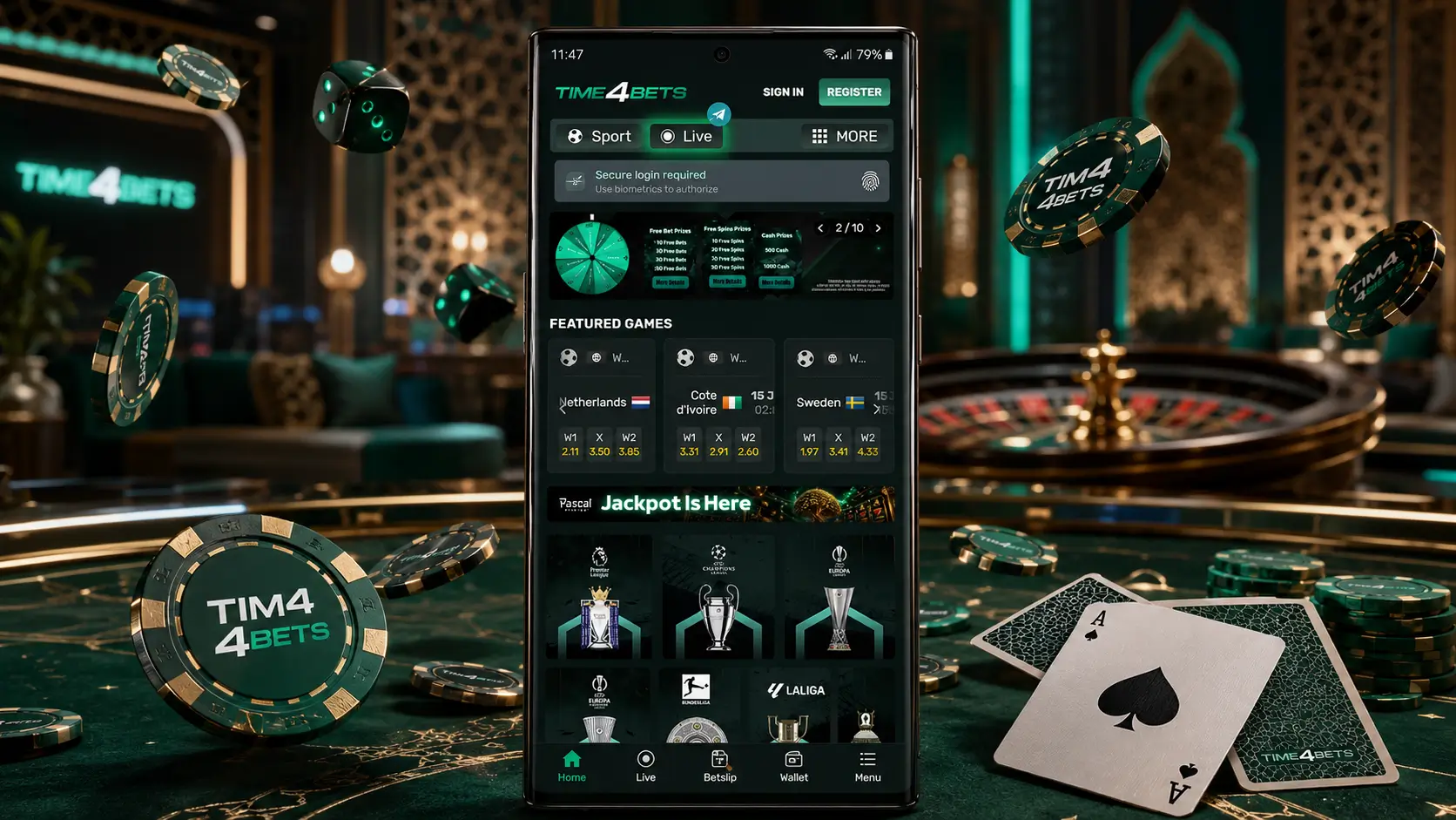 Time4Bets App for Android (APK)