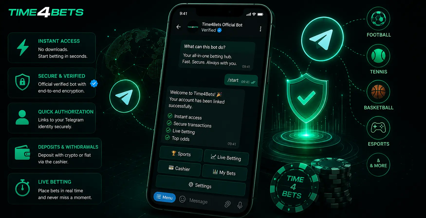 Time4Bets Telegram Bot